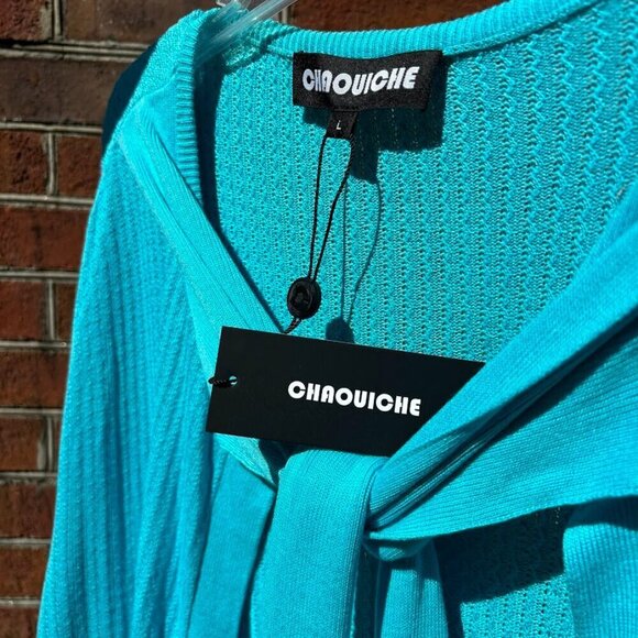 CHAOUICHE Women's Knit Cardigan, Size: Large - Picture 6 of 6